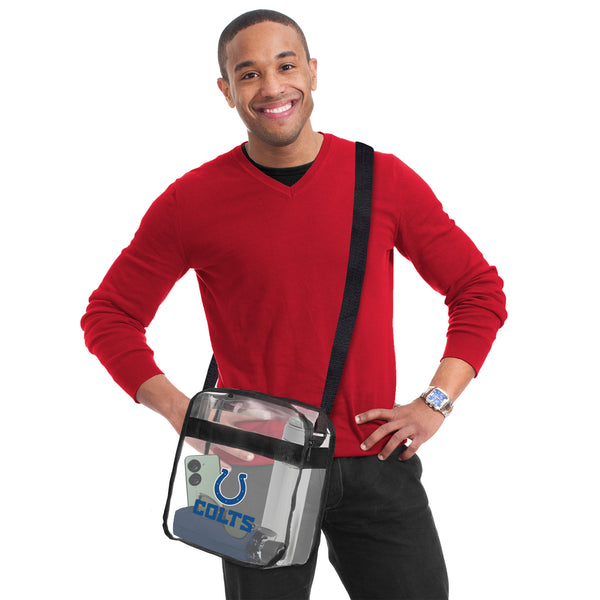 Littlearth Indianapolis Colts Clear Carryall Crossbody