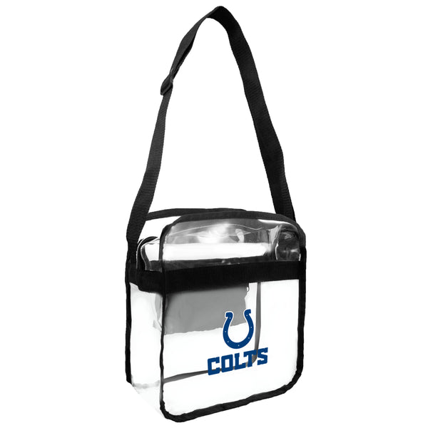 littlearth Indianapolis Colts Clear Carryall Crossbody