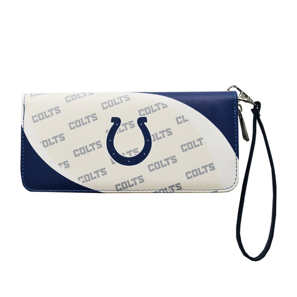 littlearth Indianapolis Colts Curve Zip Organizer Wallet