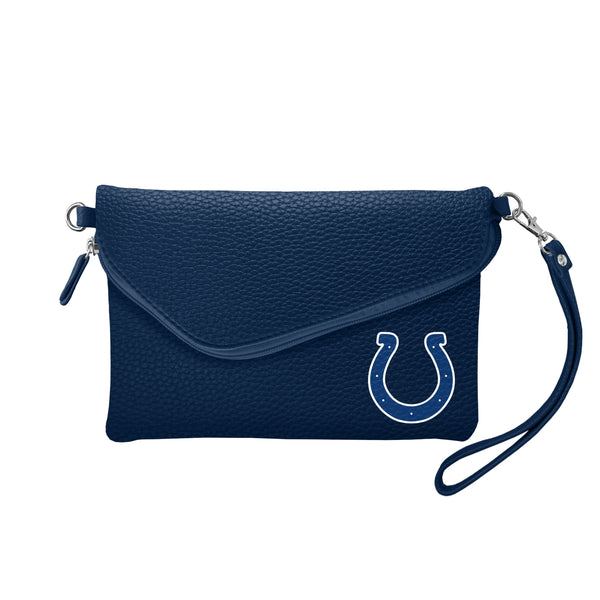 littlearth Indianapolis Colts Fold Over Crossbody Pebble