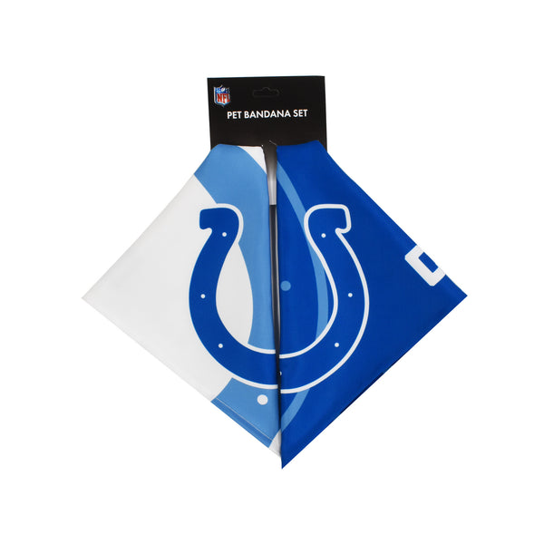 Littlearth Indianapolis Colts Home And Away Pet Bandana Set