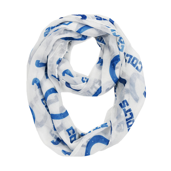 littlearth Indianapolis Colts Sheer Infinity Scarf Alternate