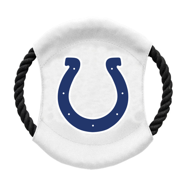 littlearth Indianapolis Colts Team Flying Disc Pet Toy