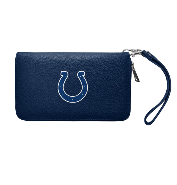 littlearth Indianapolis Colts Zip Organizer Wallet Pebble