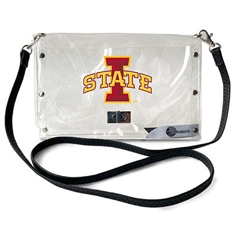 littlearth Iowa State University Clear Envelope Purse