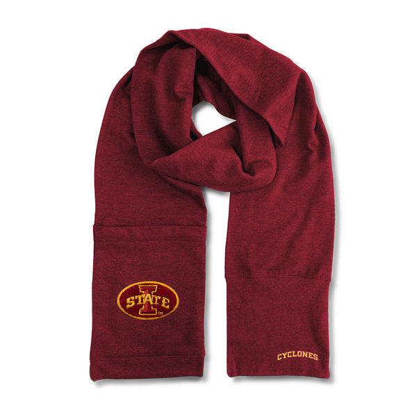 littlearth Iowa State University Jimmy Bean 4 in 1 Scarf