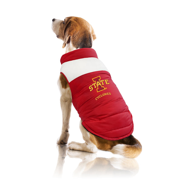 Littlearth Iowa State University Pet Parka Puff Vest