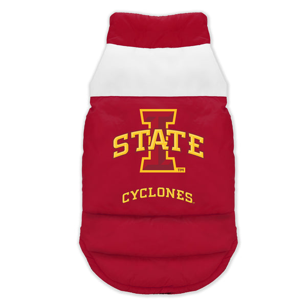 littlearth Iowa State University Pet Parka Puff Vest
