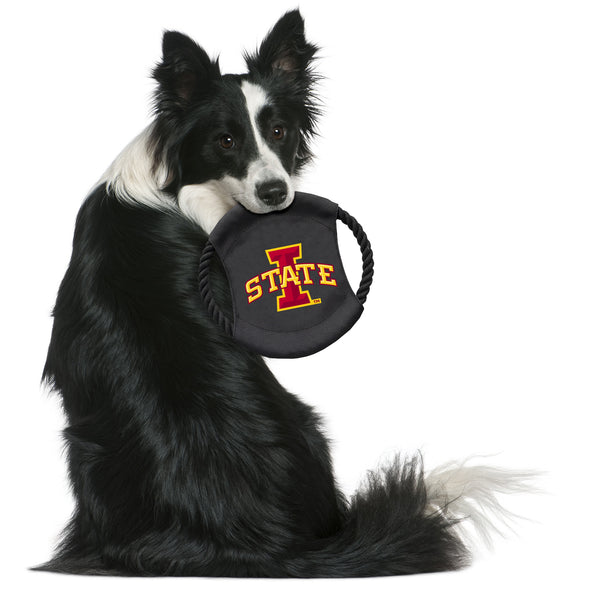 Littlearth Iowa State University Team Flying Disc Pet Toy