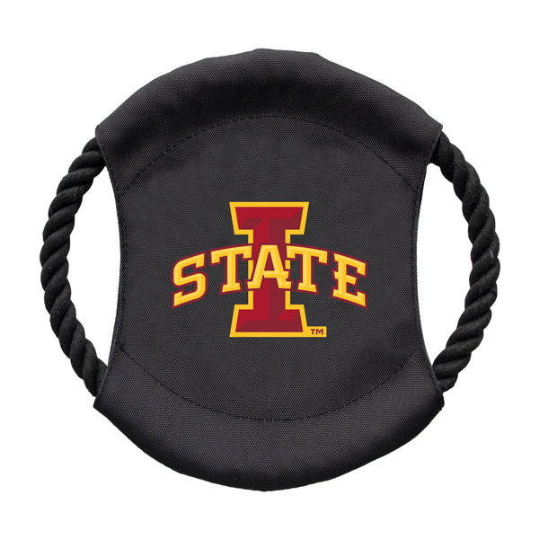 littlearth Iowa State University Team Flying Disc Pet Toy