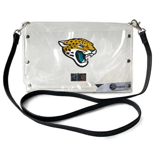 littlearth Jacksonville Jaguars Clear Envelope Purse