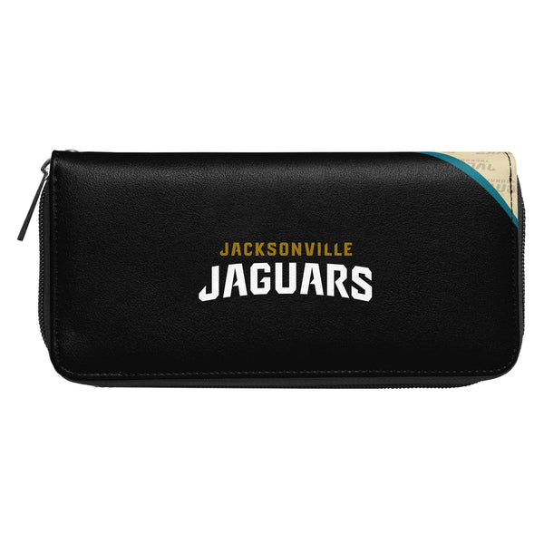 Littlearth Jacksonville Jaguars Curve Zip Organizer Wallet