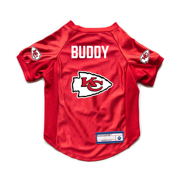 littlearth Kansas City Chiefs Custom Pet Stretch Jersey