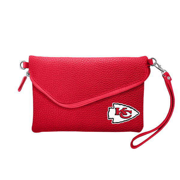 littlearth Kansas City Chiefs Fold Over Crossbody Pebble