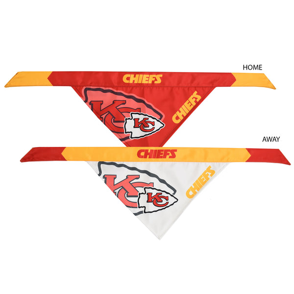 Littlearth Kansas City Chiefs Home And Away Pet Bandana Set