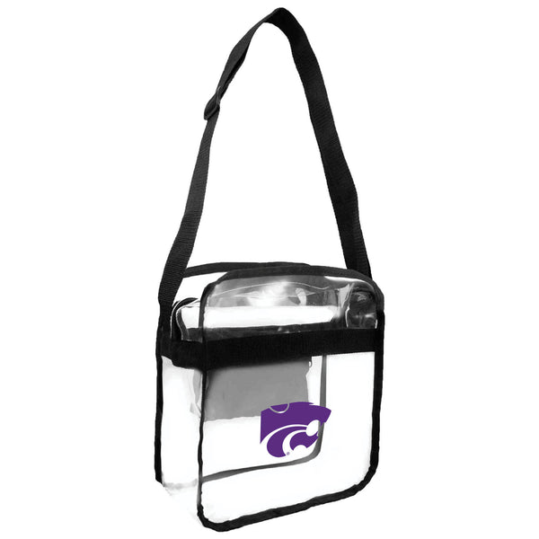 littlearth Kansas State University Clear Carryall Crossbody