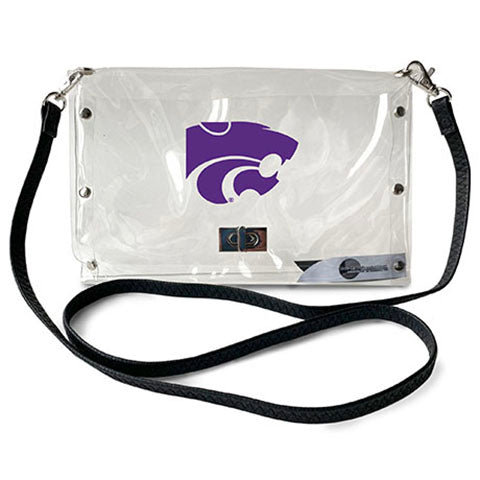 littlearth Kansas State University Clear Envelope Purse
