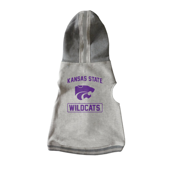 littlearth Kansas State University Pet Hooded Crewneck