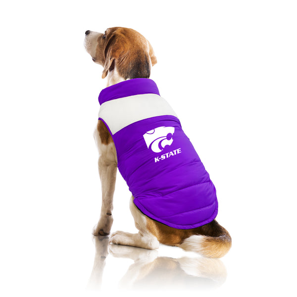 Littlearth Kansas State University Pet Parka Puff Vest