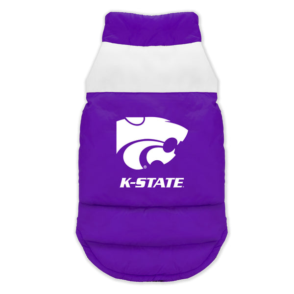 littlearth Kansas State University Pet Parka Puff Vest