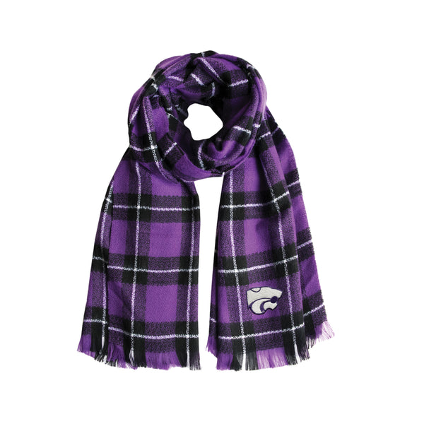 littlearth Kansas State University Plaid Blanket Scarf