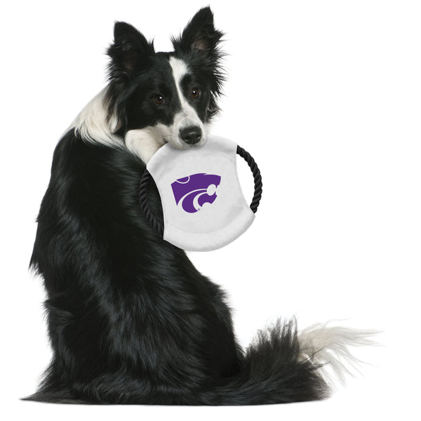 Littlearth Kansas State University Team Flying Disc Pet Toy