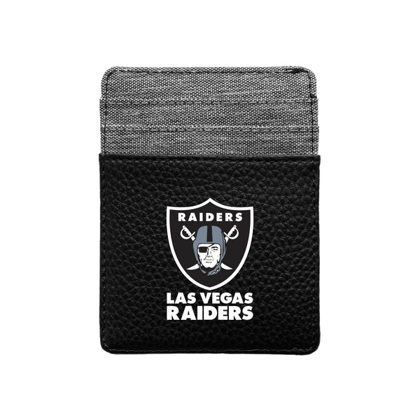 littlearth Las Vegas Raiders Pebble Front Pocket Wallet