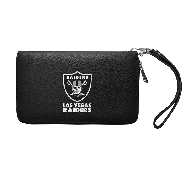 littlearth Las Vegas Raiders Zip Organizer Wallet Pebble