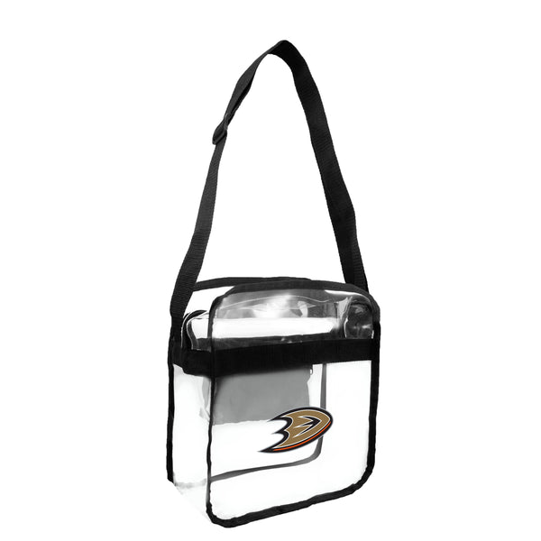 littlearth Anaheim Ducks Clear Carryall Crossbody