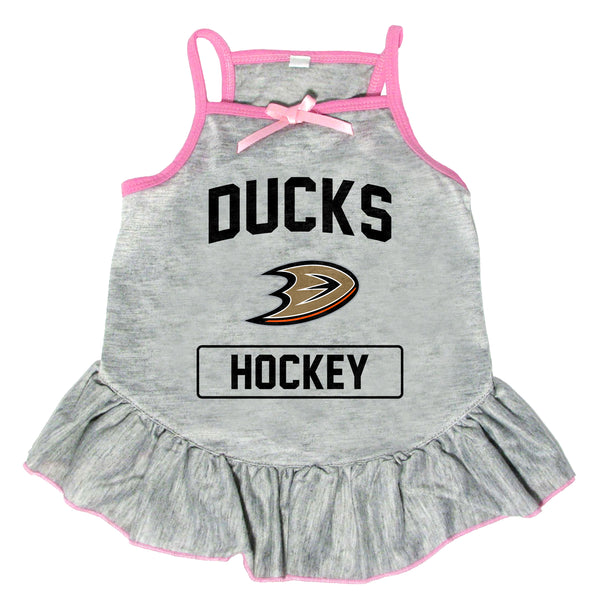 littlearth Anaheim Ducks Pet Dress Grey Type