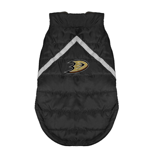 littlearth Anaheim Ducks Pet Puffer Vest