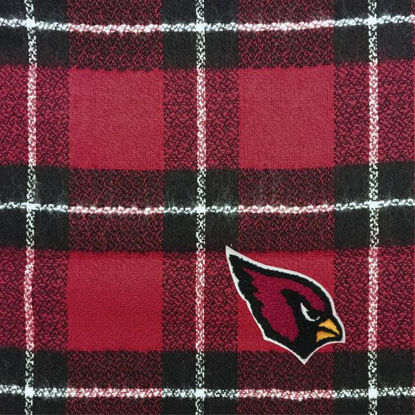Littlearth Arizona Cardinals Plaid Blanket Scarf