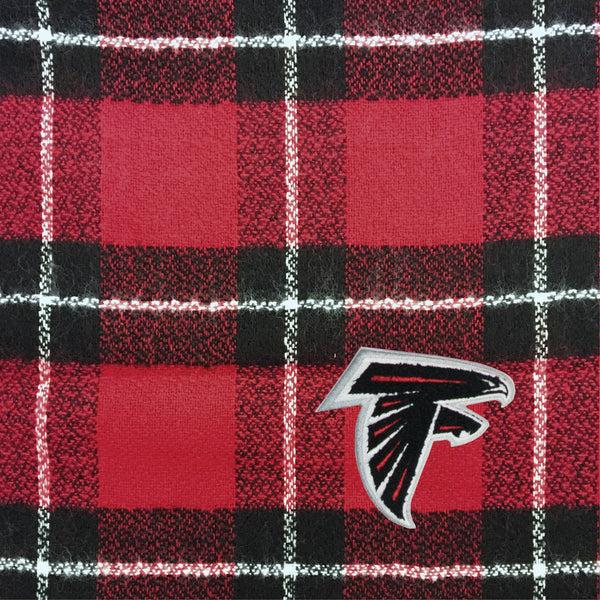 Littlearth Atlanta Falcons Plaid Blanket Scarf