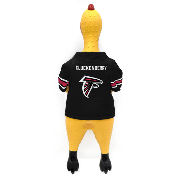 Littlearth Atlanta Falcons Rubber Chicken Pet Toy