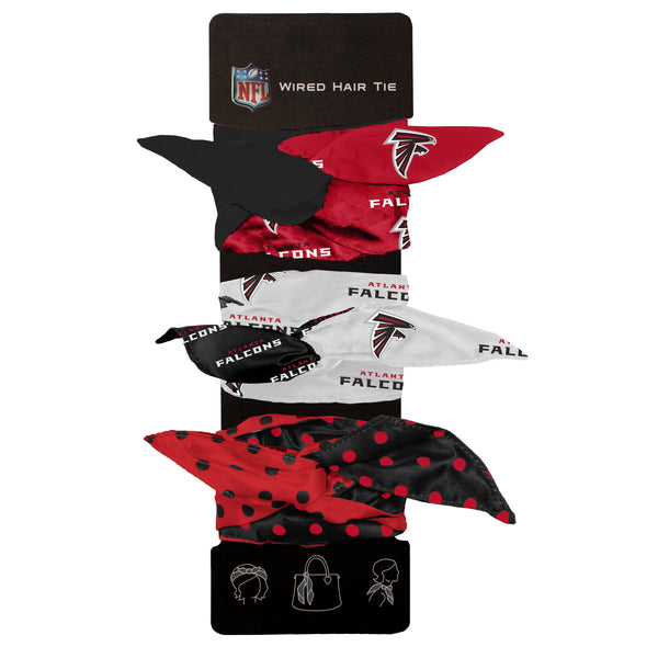 littlearth Atlanta Falcons Wired Hair Tie