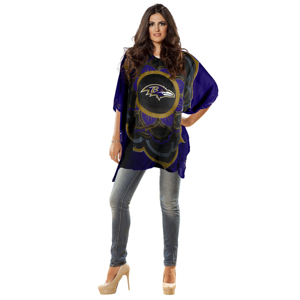Littlearth Baltimore Ravens Caftan Flower