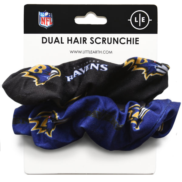 littlearth Baltimore Ravens Dual Hair Twist