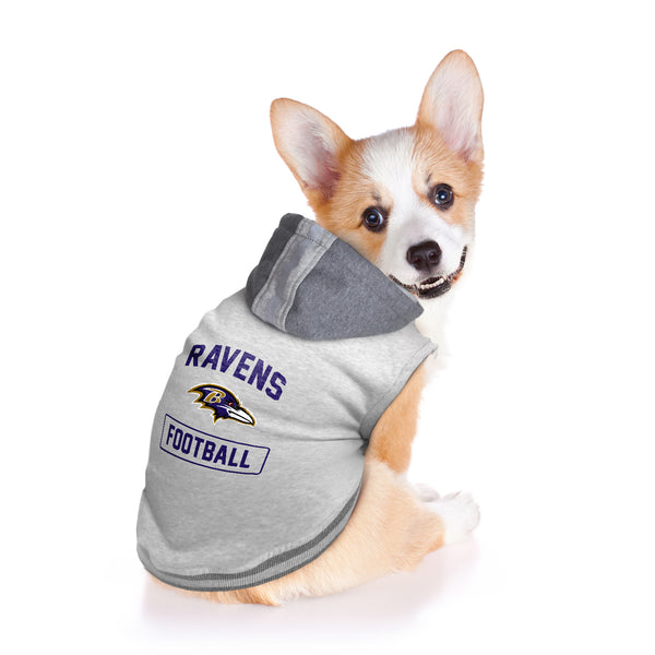 Littlearth Baltimore Ravens Pet Hooded Crewneck