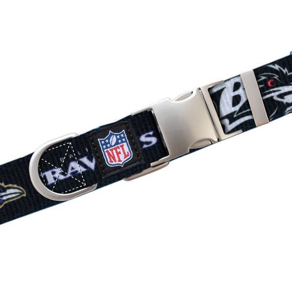 Littlearth Baltimore Ravens Premium Pet Collar