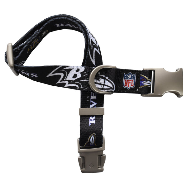 littlearth Baltimore Ravens Premium Pet Collar