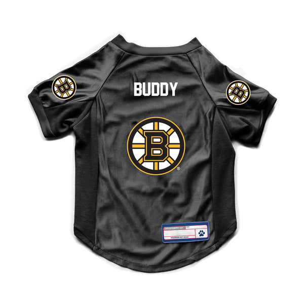littlearth Boston Bruins Custom Pet Stretch Jersey