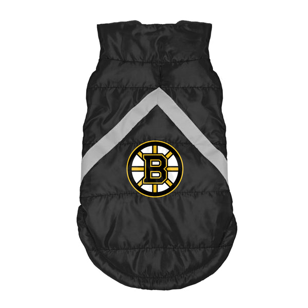 littlearth Boston Bruins Pet Puffer Vest