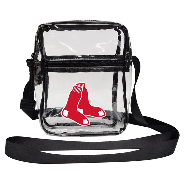 littlearth Boston Red Sox Clear Sideline Purse