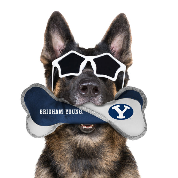 Littlearth Brigham Young University Pet Tug Bone