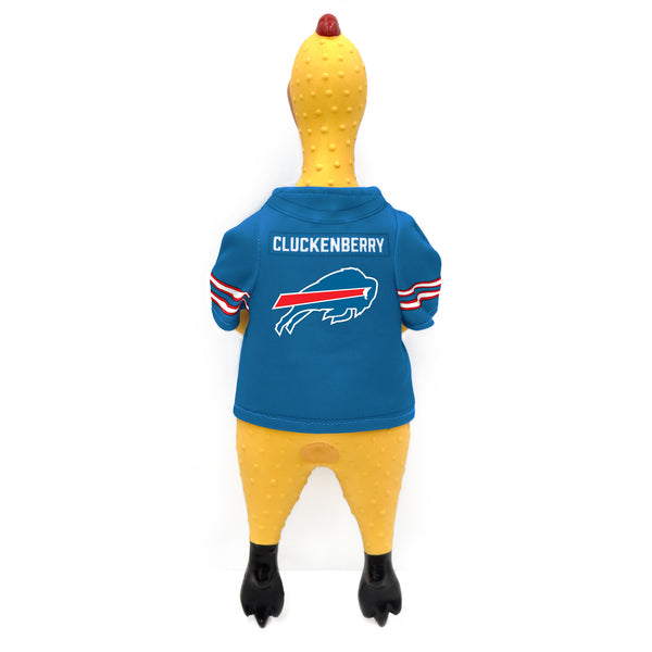 Littlearth Buffalo Bills Rubber Chicken Pet Toy