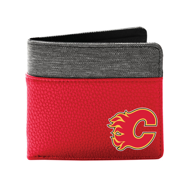 littlearth Calgary Flames Pebble Bi-Fold Wallet