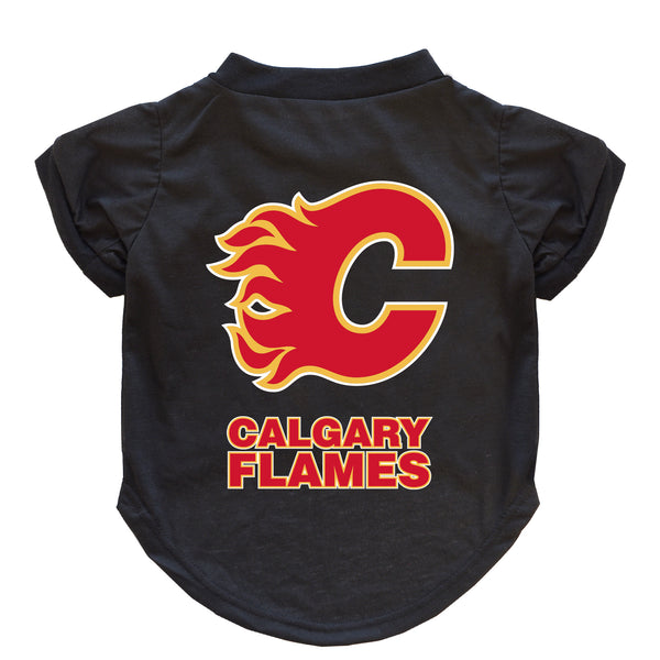littlearth Calgary Flames Pet T-Shirt