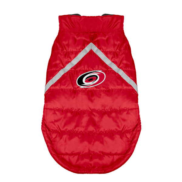 littlearth Carolina Hurricanes Pet Puffer Vest