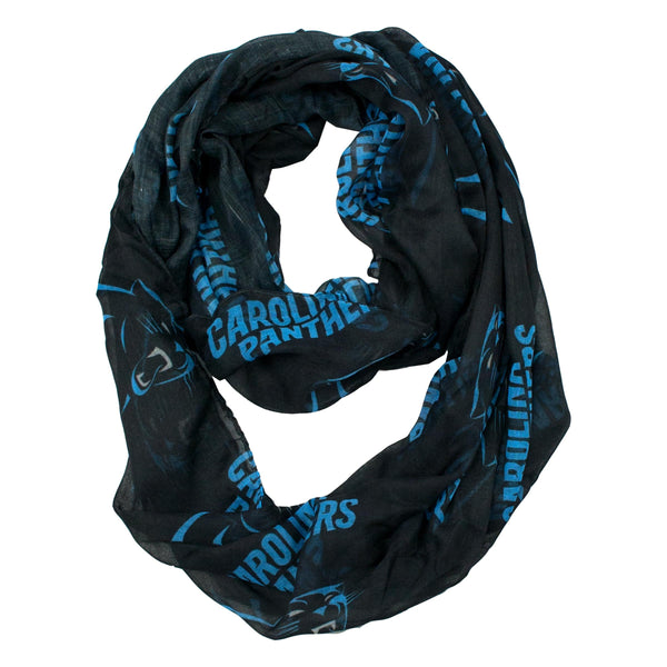 littlearth Carolina Panthers Sheer Infinity Scarf