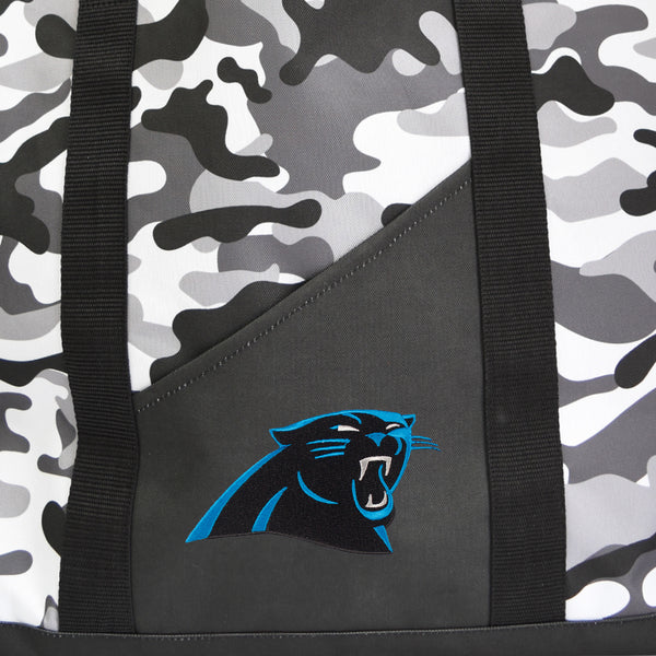 Littlearth Carolina Panthers Super-Duty Camo Tote